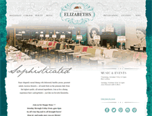 Tablet Screenshot of pizzabyelizabeths.com